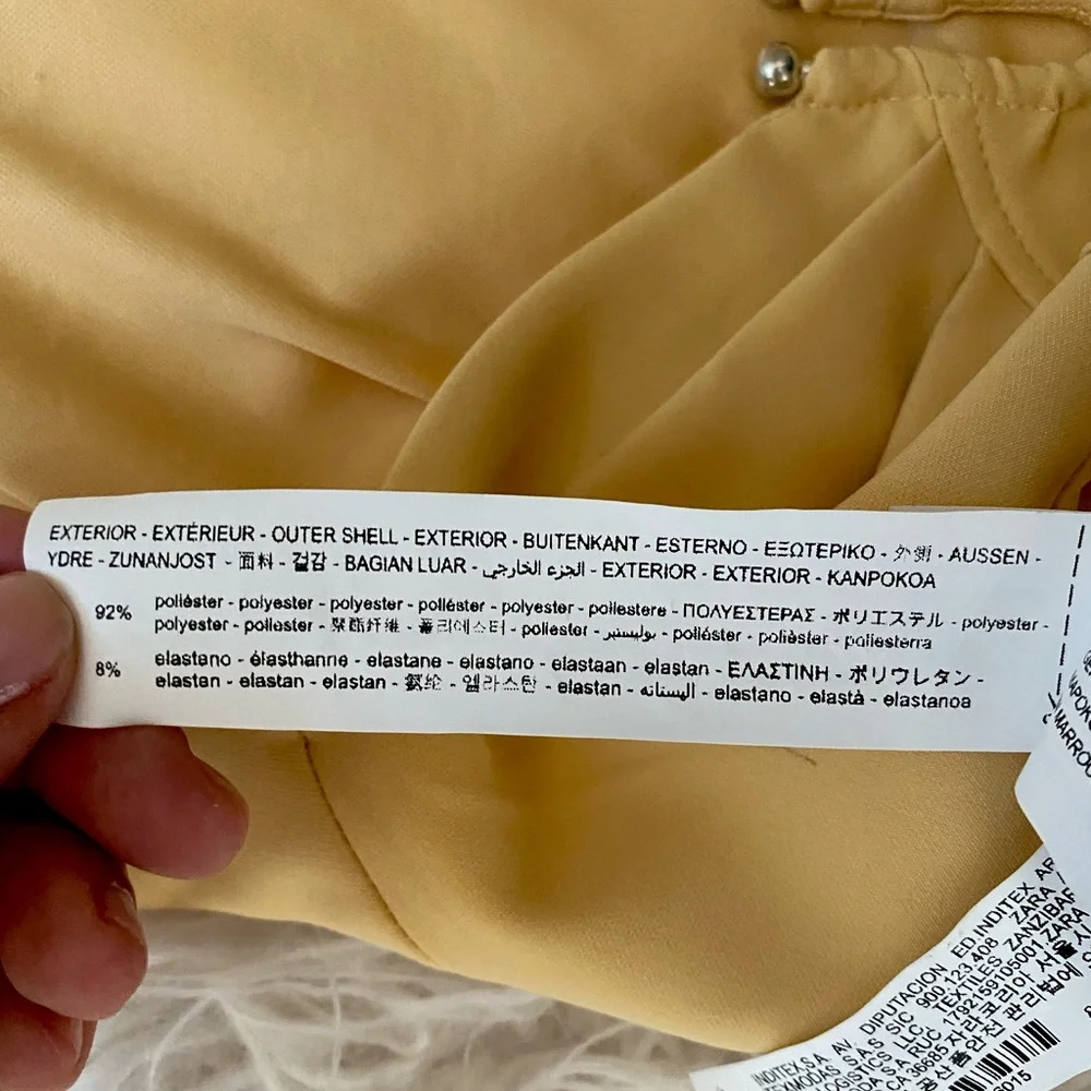 ZARA New Yellow Bodysuit, XS - Picture 11 of 14